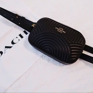 Coach Belt Bag with Deco Quilting